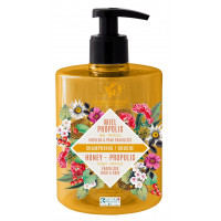 Shampooing DOUCHE sans conservateur : miel propolis • 500 ml