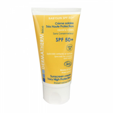 BABYSUN  SPF50+ Sonnenschutzcreme sehr hoher Sonnenschutzfaktor 50 ml - DERMATHERM