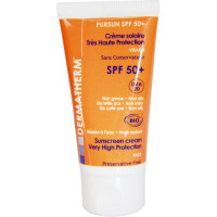 Crème solaire très haute protection 100% naturelle, PURSUN SPF 50+. 