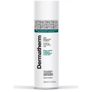 Gel nettoyant purifiant à base d’eau thermale 150 ml DERMATHERM